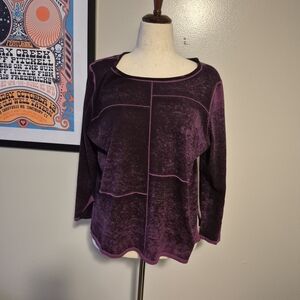 Habitat Deep Purple Long Sleeve Sweatshirt